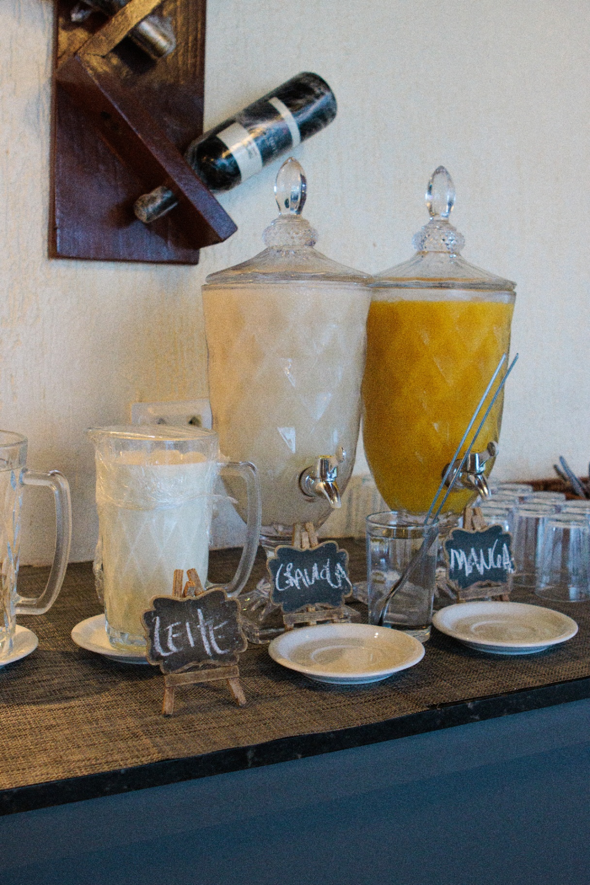 Ambiente do restaurante da pousada